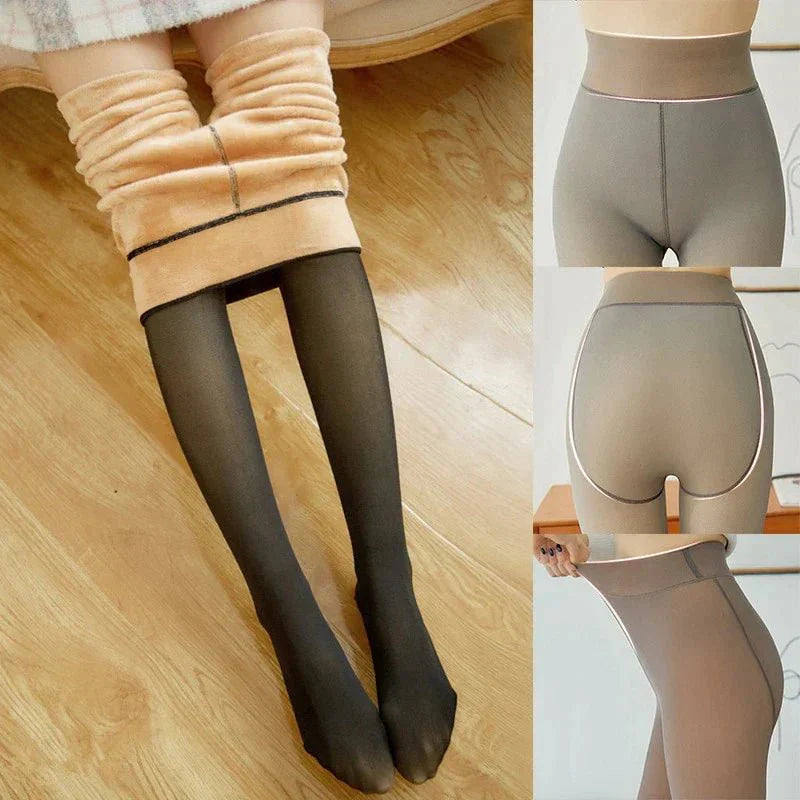 Women's High Waist Thermal Leggings – Fleece Winter Leggings