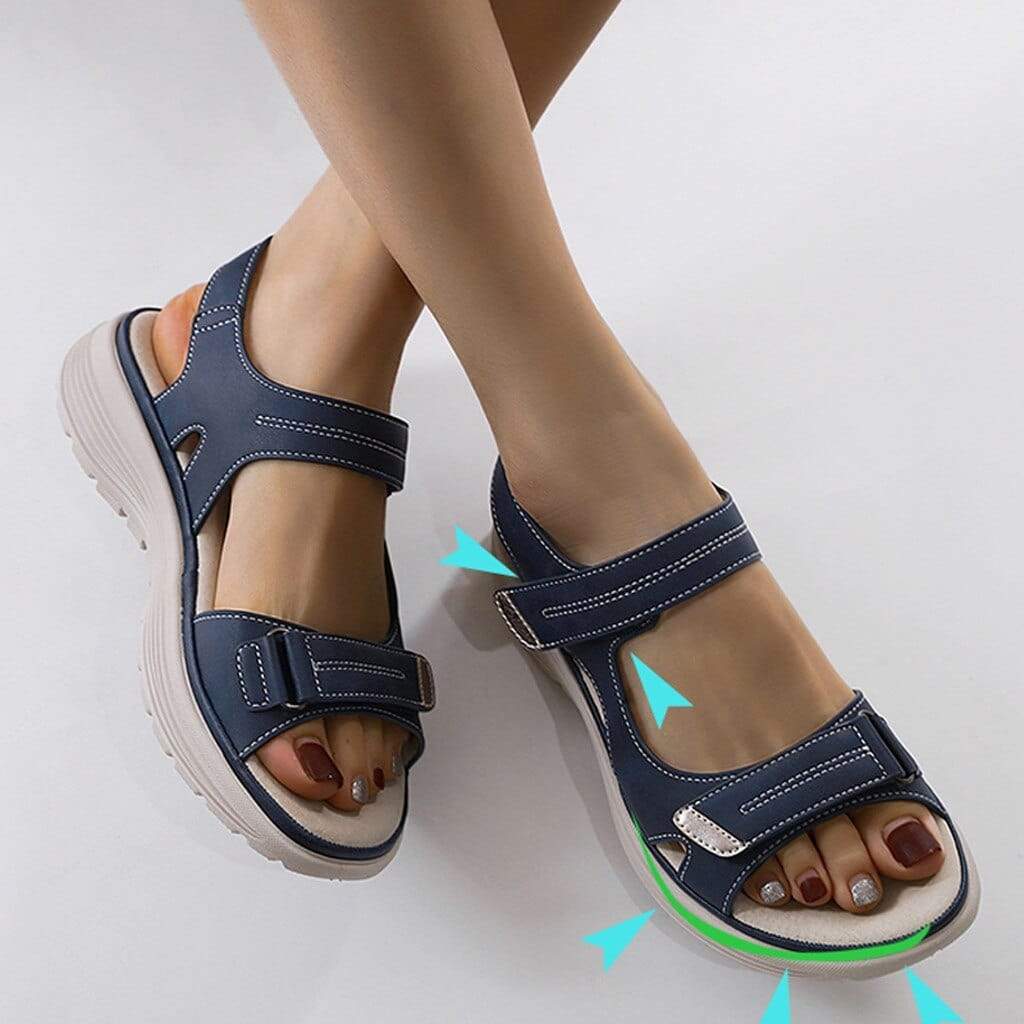 Women's Comfort Strap Sandals – Adjustable Walking Sandals