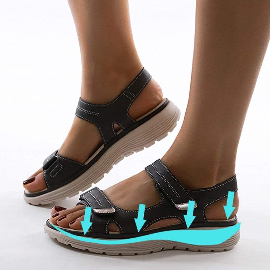Women's Comfort Strap Sandals – Adjustable Walking Sandals