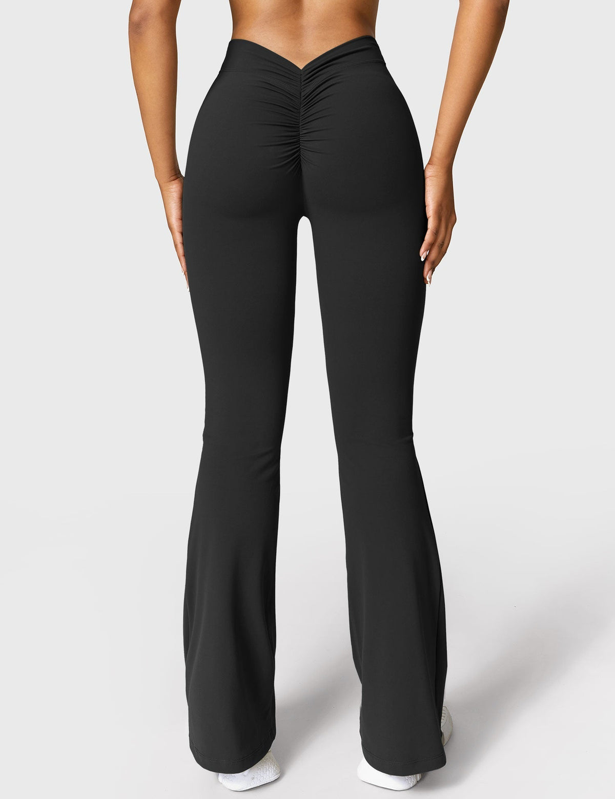 Women's Scrunch Flared Yoga Leggings – High Waist Seamless Leggings
