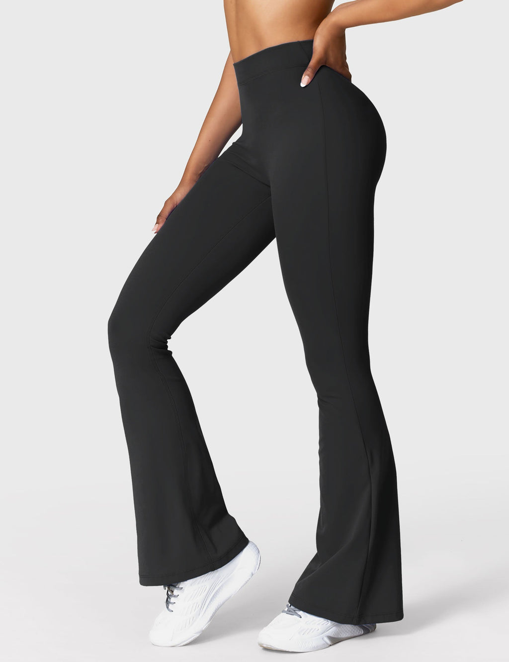 Women's Scrunch Flared Yoga Leggings – High Waist Seamless Leggings