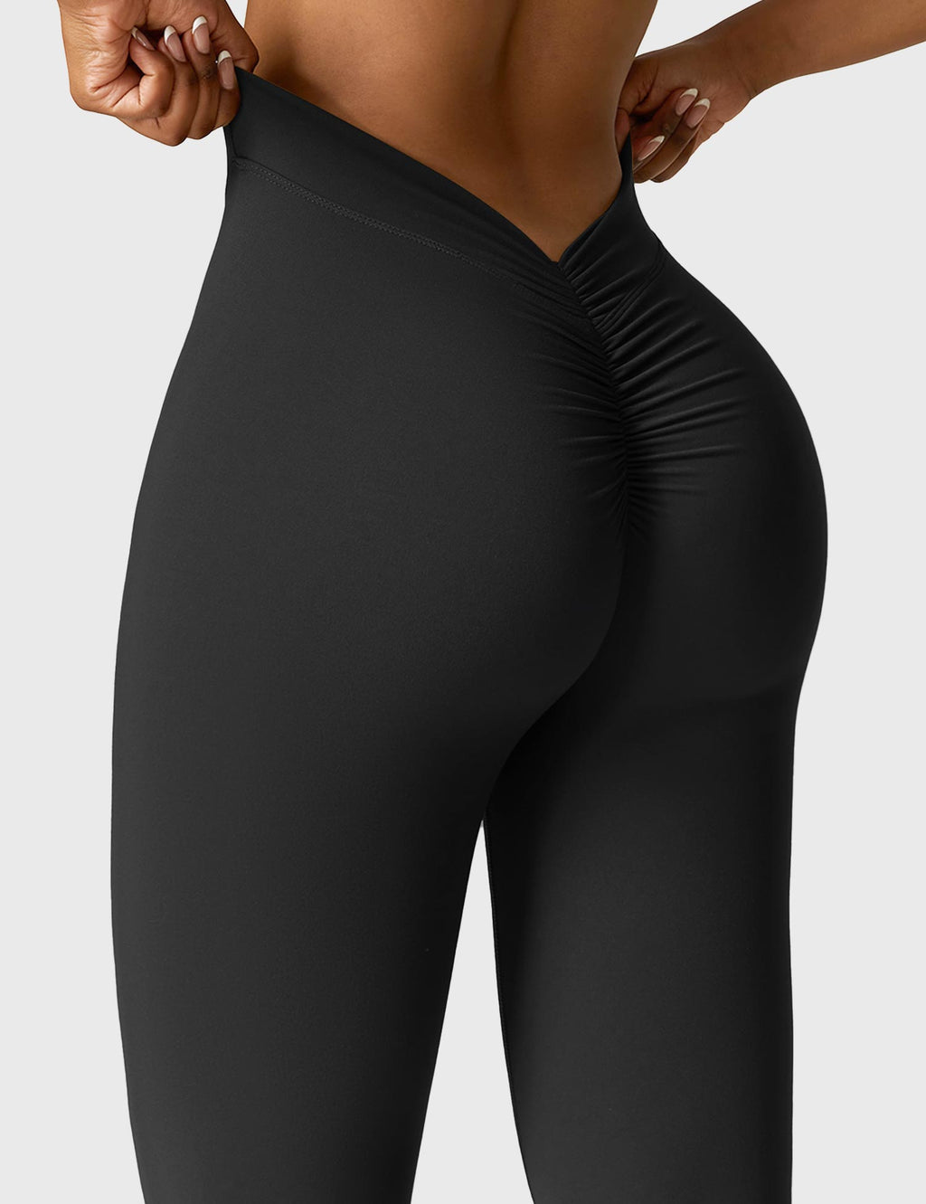 Women's Scrunch Flared Yoga Leggings – High Waist Seamless Leggings