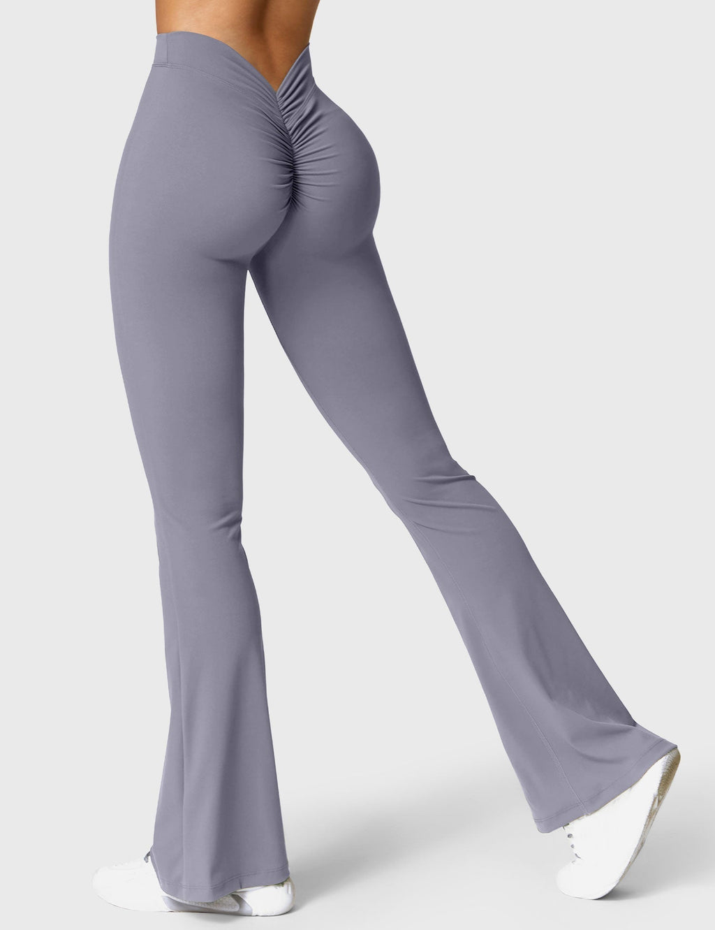 Women's Scrunch Flared Yoga Leggings – High Waist Seamless Leggings