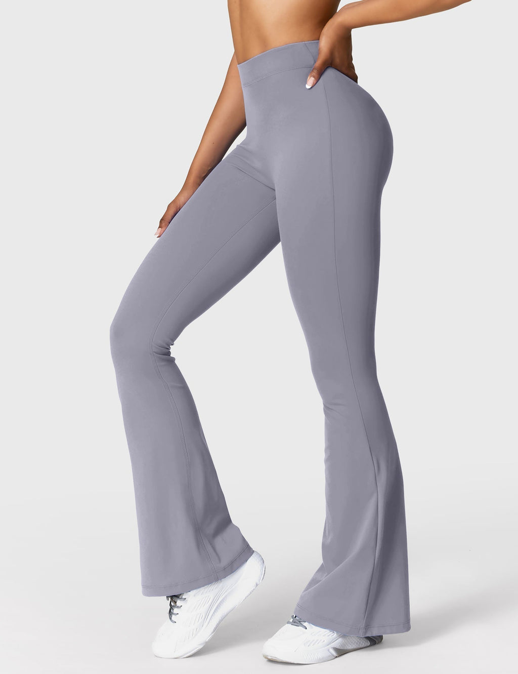 Women's Scrunch Flared Yoga Leggings – High Waist Seamless Leggings