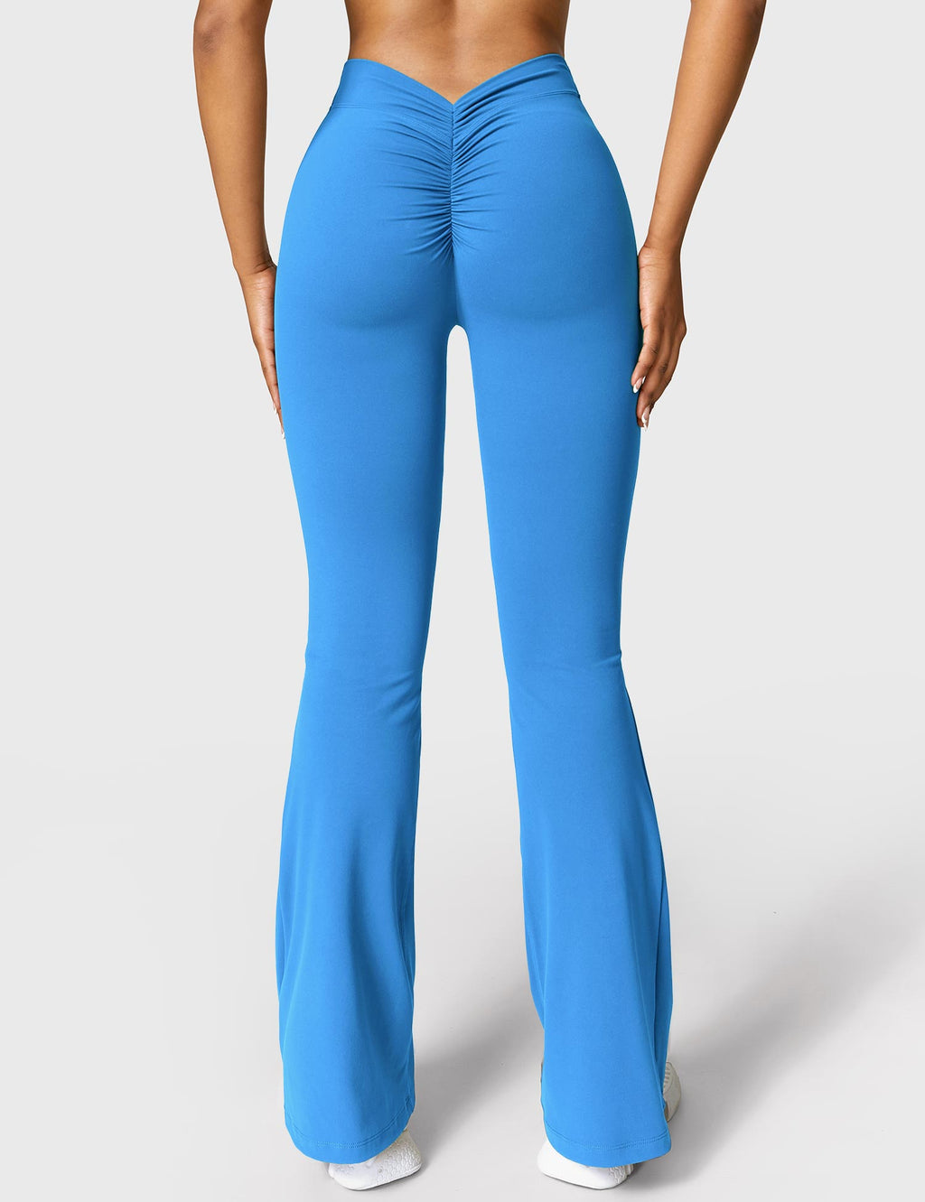 Women's Scrunch Flared Yoga Leggings – High Waist Seamless Leggings