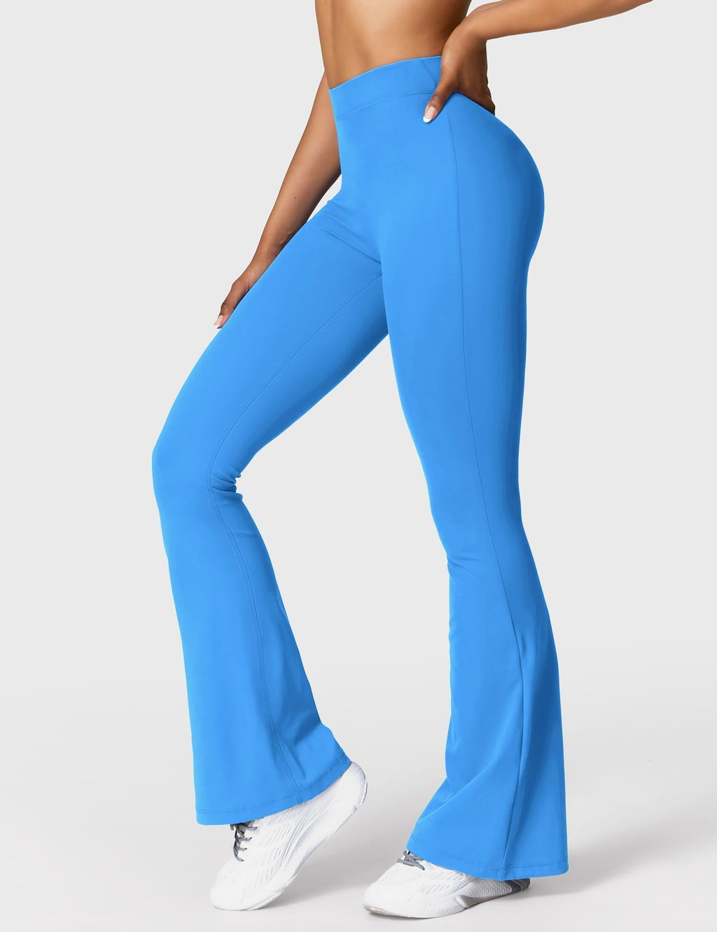 Women's Scrunch Flared Yoga Leggings – High Waist Seamless Leggings