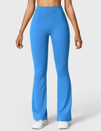 Women's Scrunch Flared Yoga Leggings – High Waist Seamless Leggings