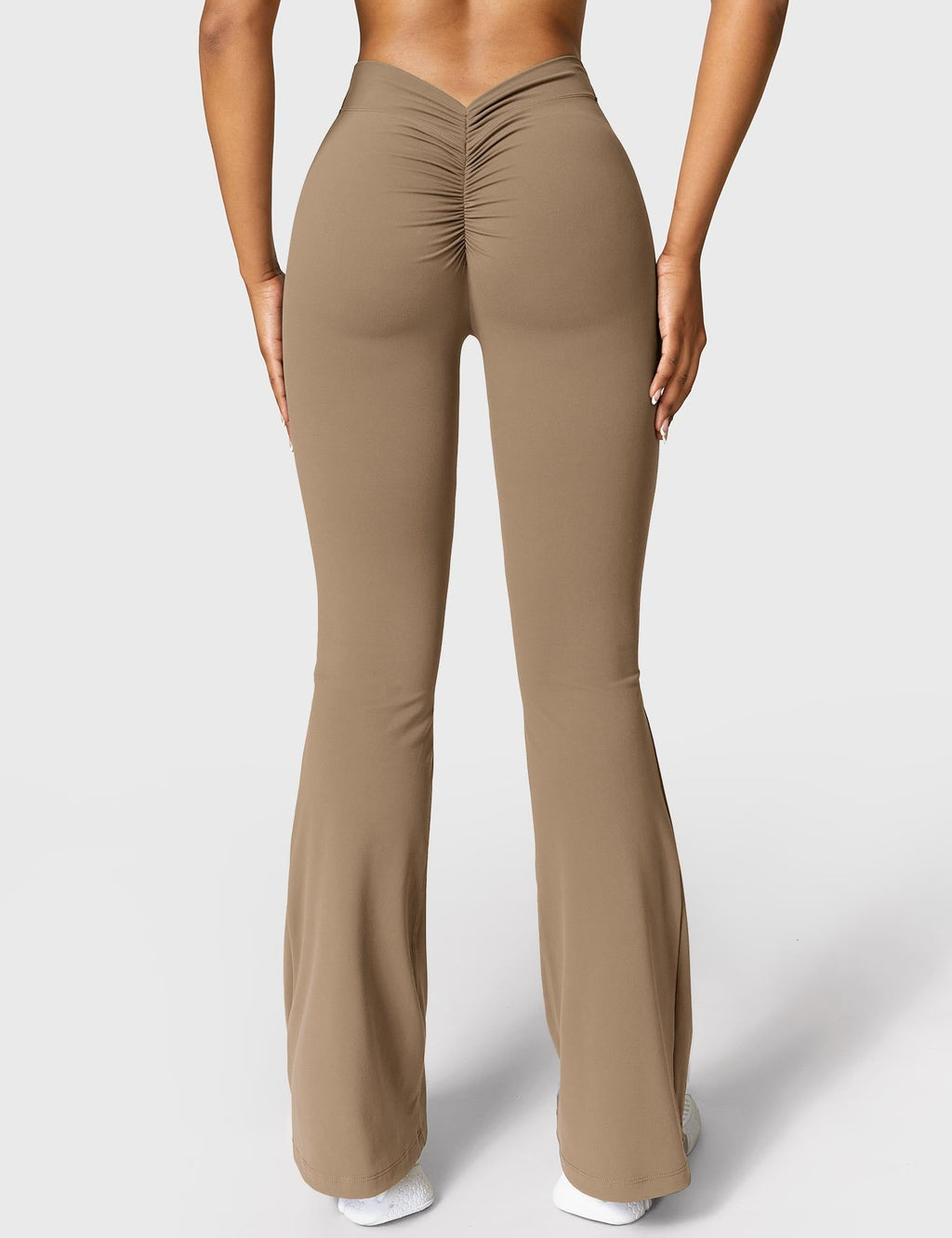 Women's Scrunch Flared Yoga Leggings – High Waist Seamless Leggings