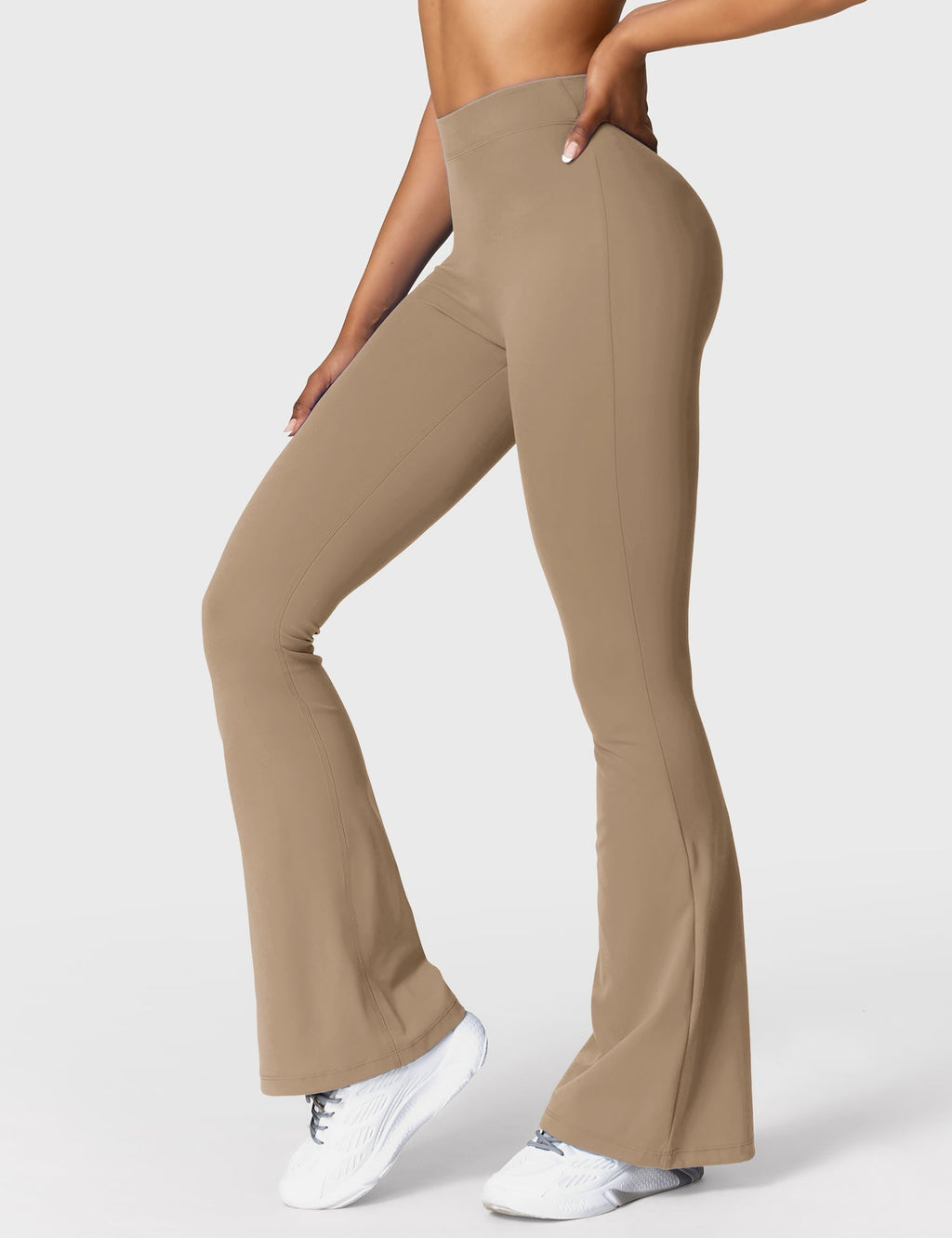 Women's Scrunch Flared Yoga Leggings – High Waist Seamless Leggings
