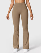 Women's Scrunch Flared Yoga Leggings – High Waist Seamless Leggings