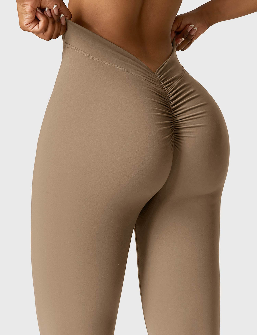 Women's Scrunch Flared Yoga Leggings – High Waist Seamless Leggings