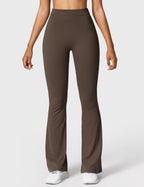 Women's Scrunch Flared Yoga Leggings – High Waist Seamless Leggings