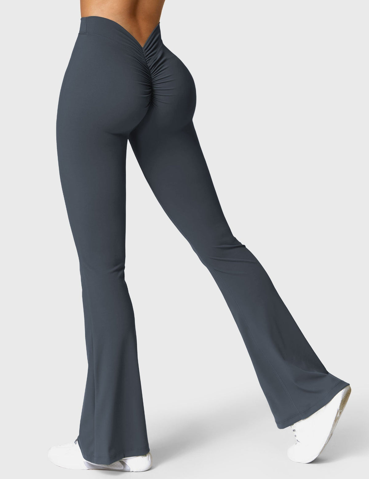 Women's Scrunch Flared Yoga Leggings – High Waist Seamless Leggings