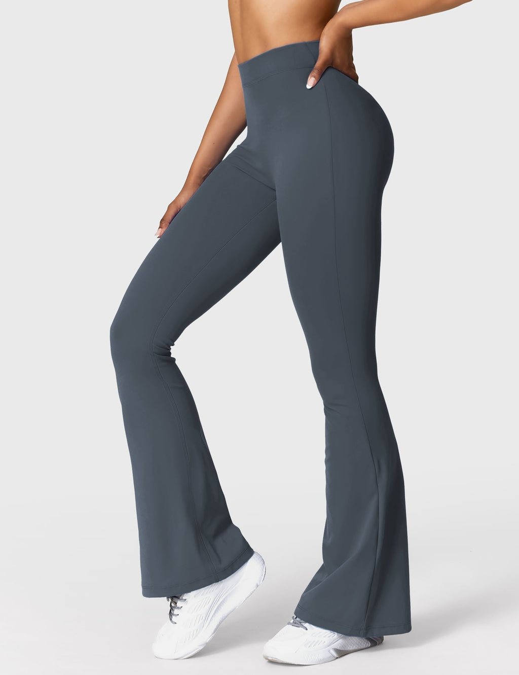 Women's Scrunch Flared Yoga Leggings – High Waist Seamless Leggings