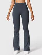 Women's Scrunch Flared Yoga Leggings – High Waist Seamless Leggings