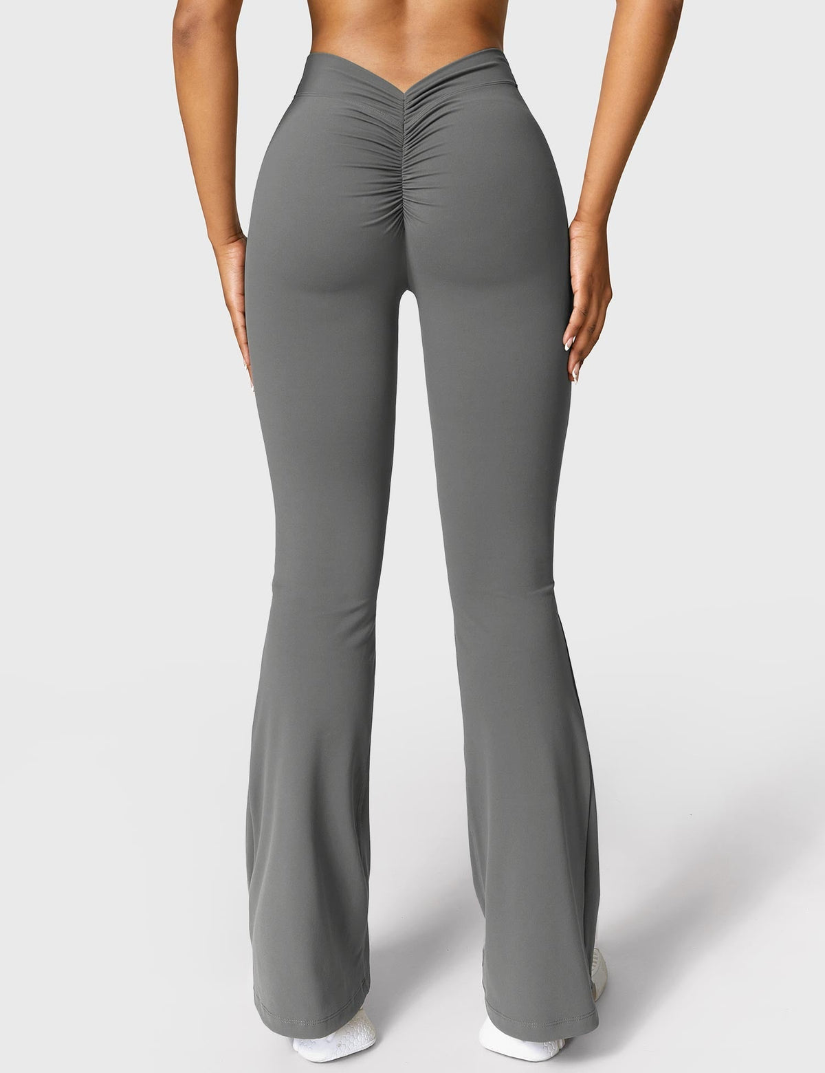Women's Scrunch Flared Yoga Leggings – High Waist Seamless Leggings