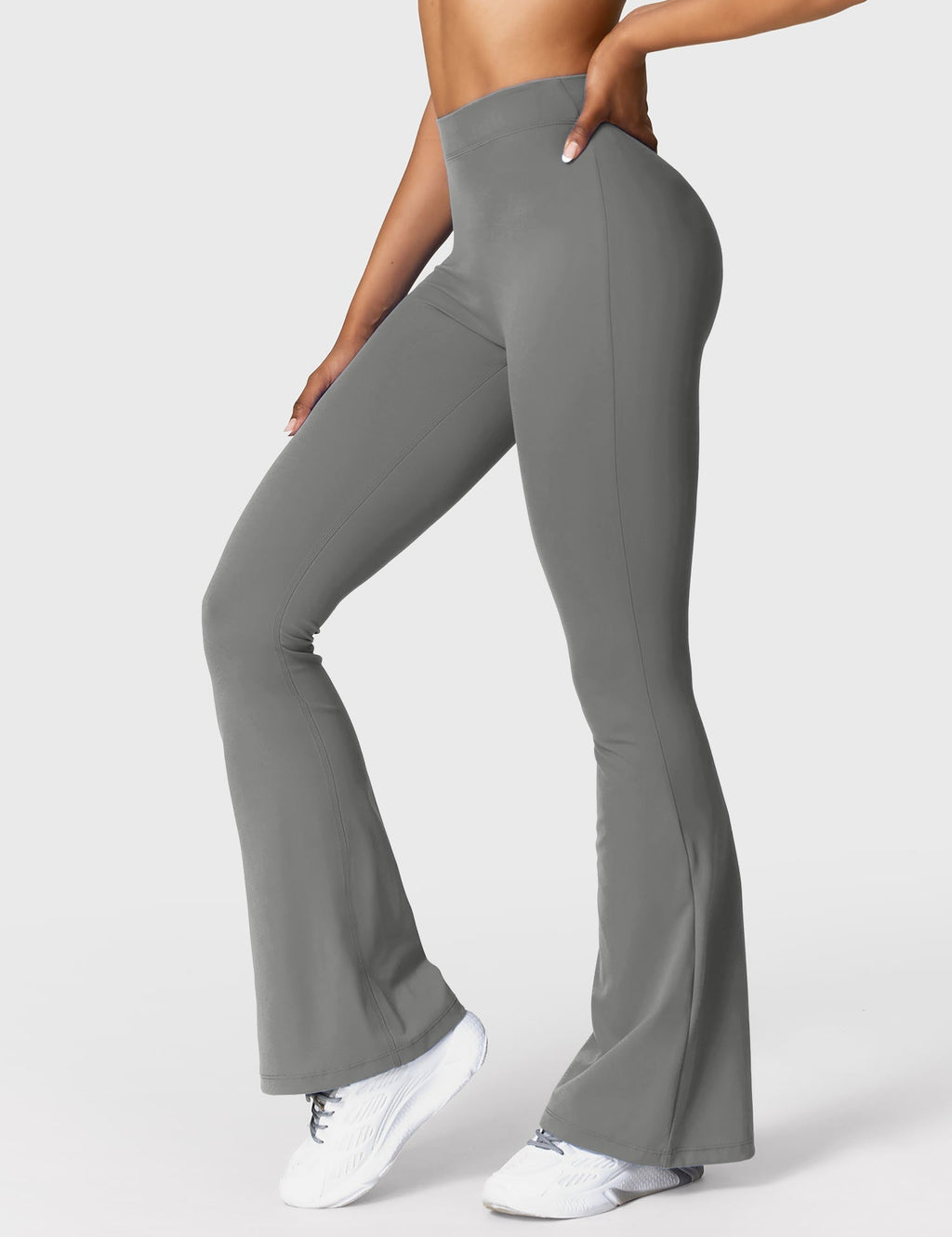 Women's Scrunch Flared Yoga Leggings – High Waist Seamless Leggings