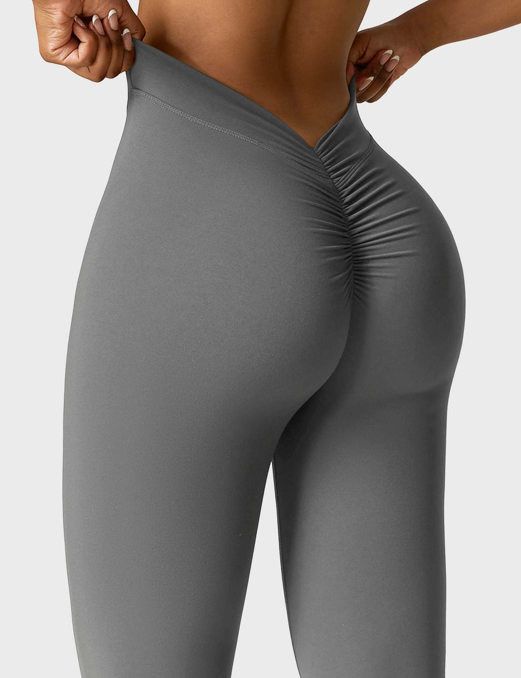 Women's Scrunch Flared Yoga Leggings – High Waist Seamless Leggings