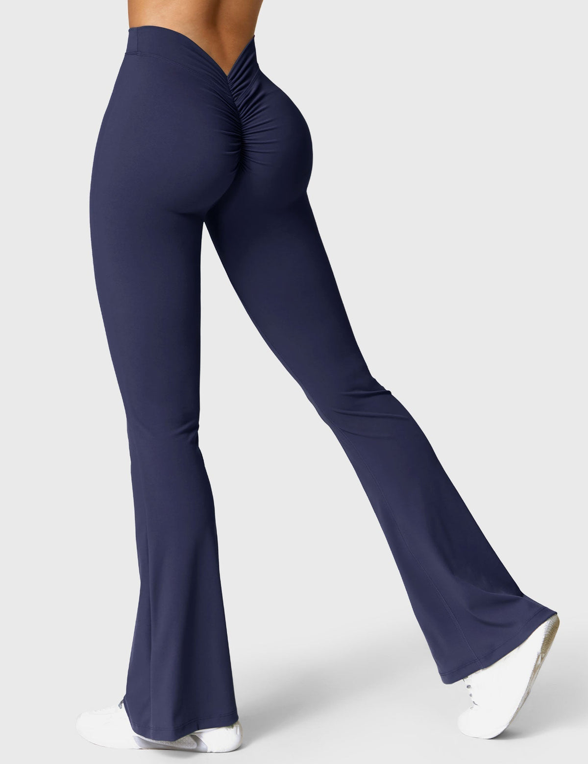 Women's Scrunch Flared Yoga Leggings – High Waist Seamless Leggings