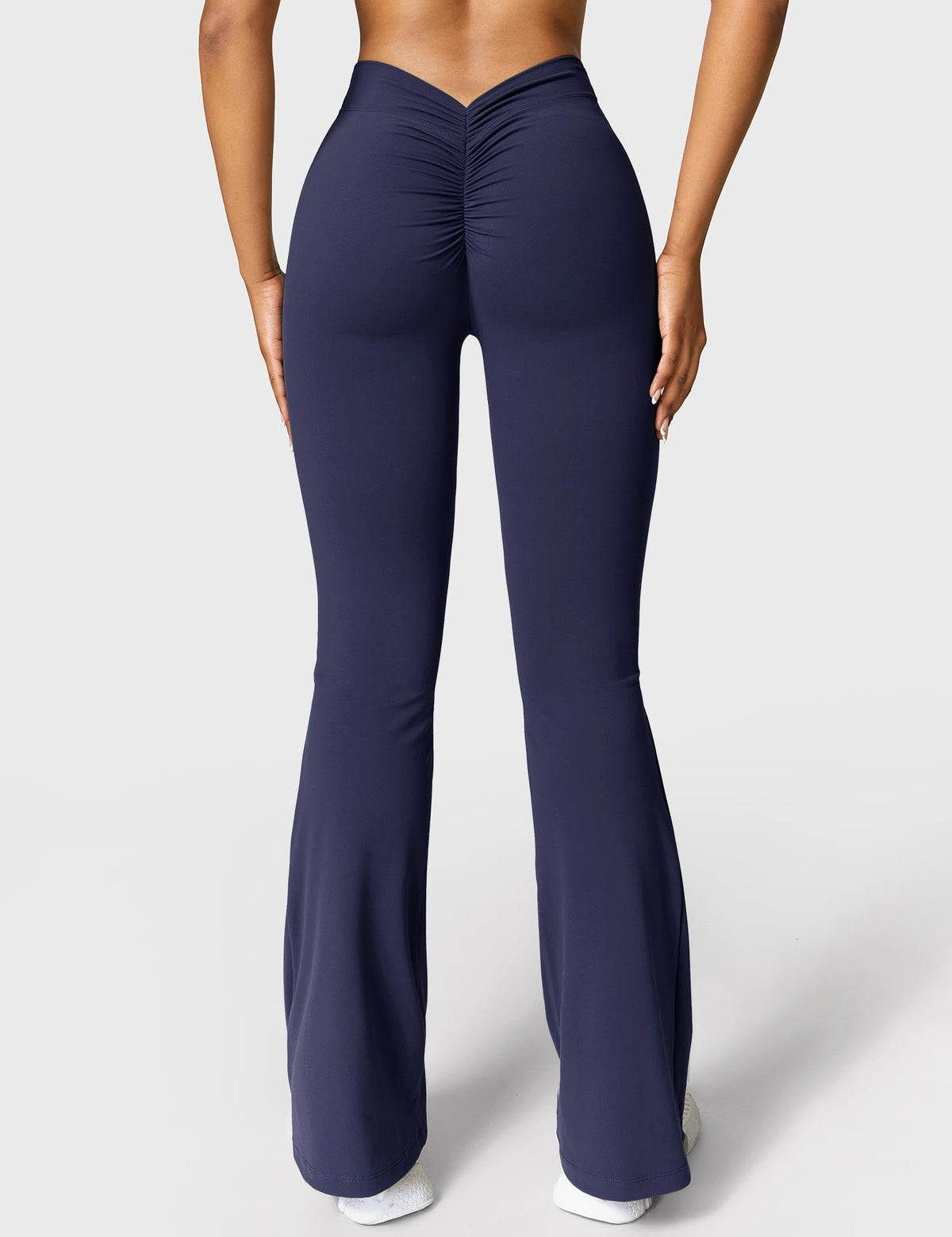 Women's Scrunch Flared Yoga Leggings – High Waist Seamless Leggings