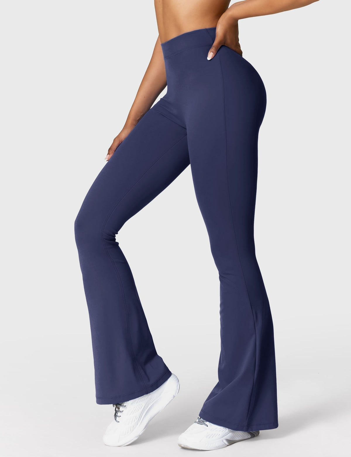 Women's Scrunch Flared Yoga Leggings – High Waist Seamless Leggings