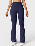 Women's Scrunch Flared Yoga Leggings – High Waist Seamless Leggings