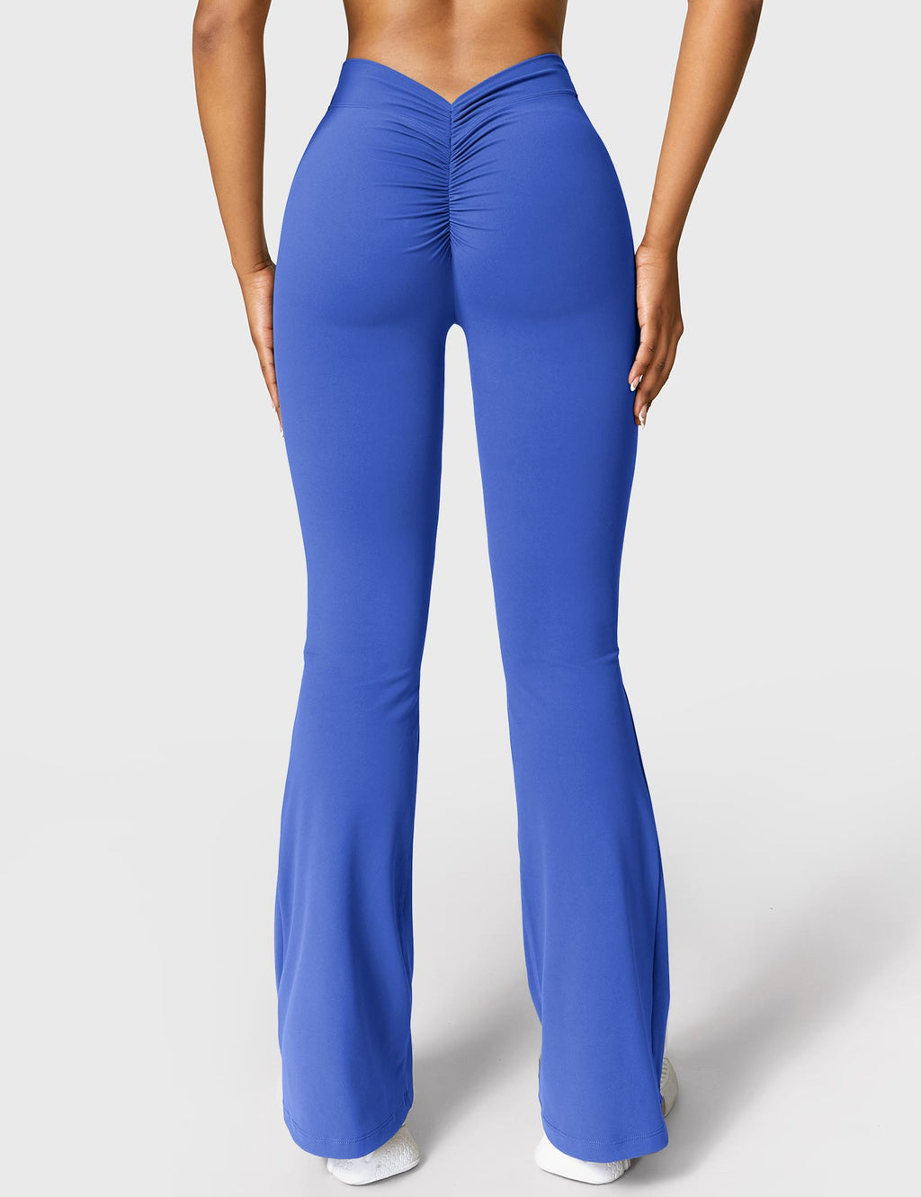 Women's Scrunch Flared Yoga Leggings – High Waist Seamless Leggings