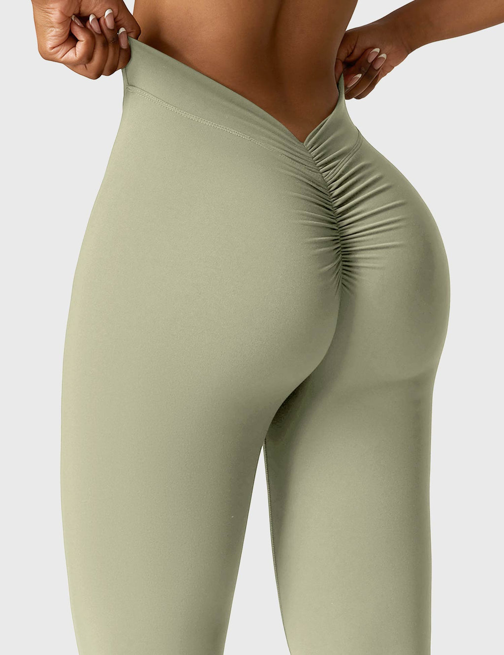 Women's Scrunch Flared Yoga Leggings – High Waist Seamless Leggings