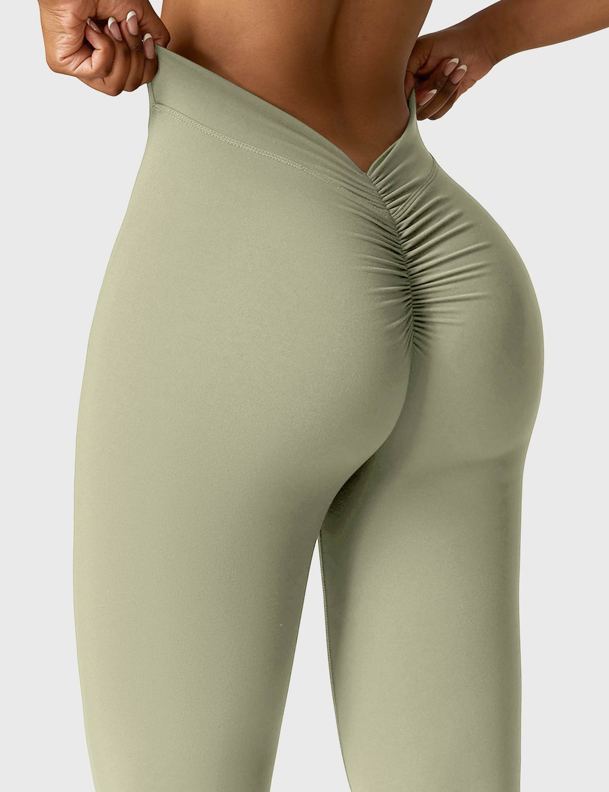 Women's Scrunch Flared Yoga Leggings – High Waist Seamless Leggings