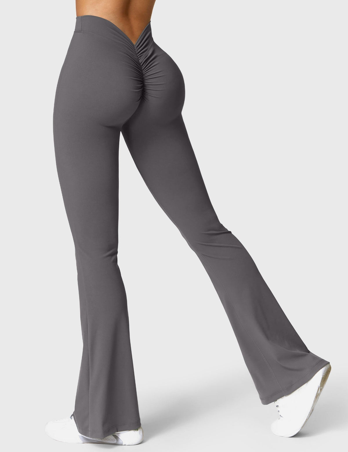 Women's Scrunch Flared Yoga Leggings – High Waist Seamless Leggings