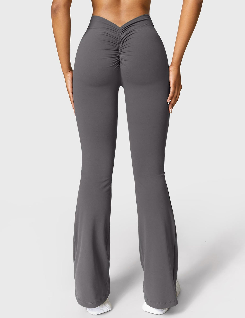 Women's Scrunch Flared Yoga Leggings – High Waist Seamless Leggings