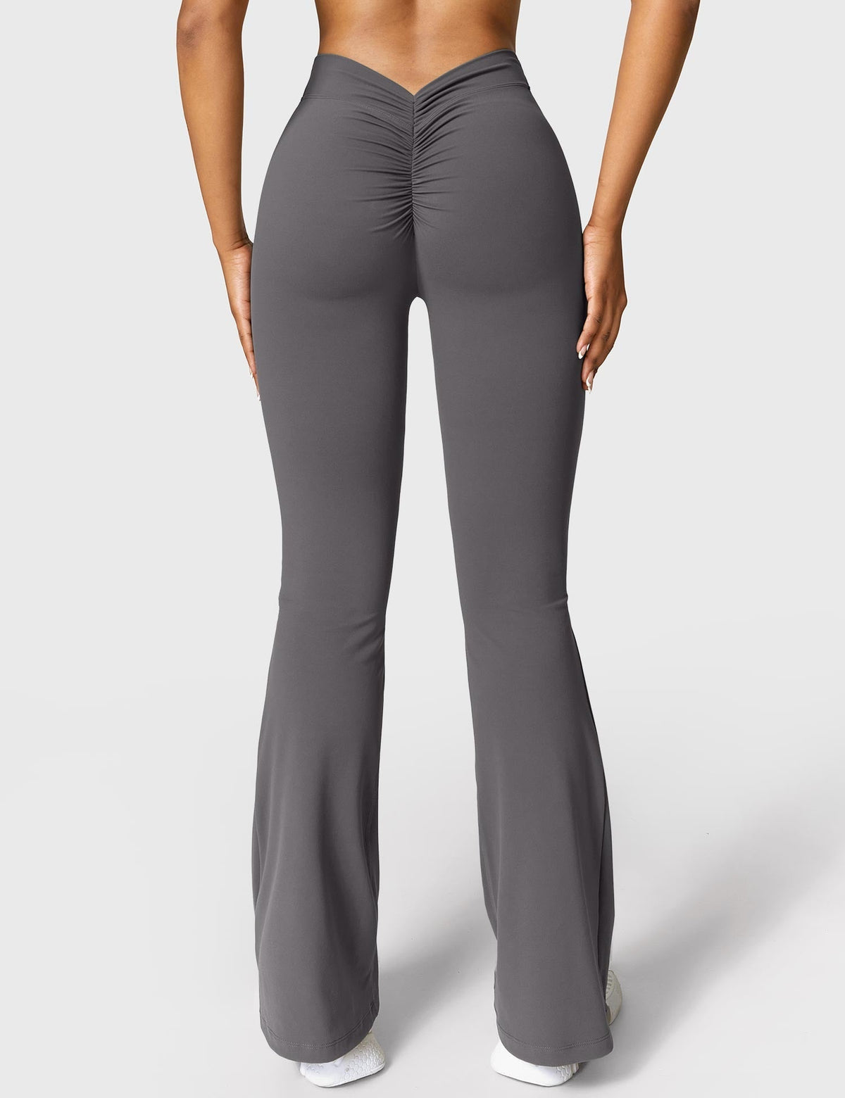 Women's Scrunch Flared Yoga Leggings – High Waist Seamless Leggings