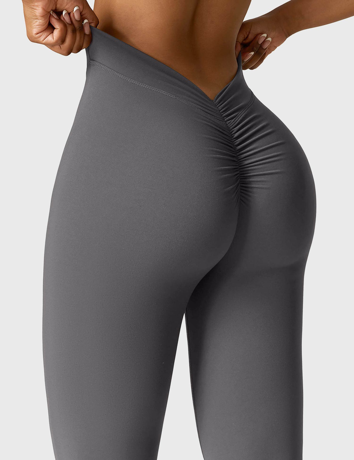 Women's Scrunch Flared Yoga Leggings – High Waist Seamless Leggings