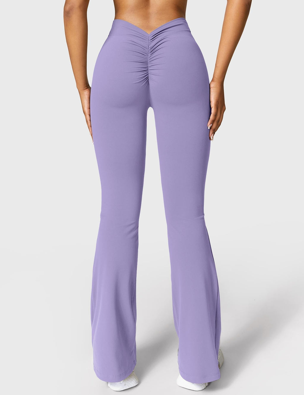 Women's Scrunch Flared Yoga Leggings – High Waist Seamless Leggings
