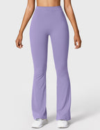 Women's Scrunch Flared Yoga Leggings – High Waist Seamless Leggings
