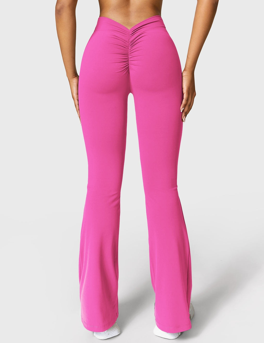 Women's Scrunch Flared Yoga Leggings – High Waist Seamless Leggings