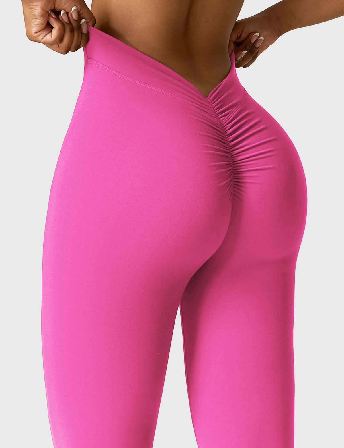 Women's Scrunch Flared Yoga Leggings – High Waist Seamless Leggings