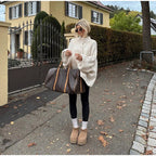 Women's Oversized Long Vest – Gold Button Relaxed Fit Vest