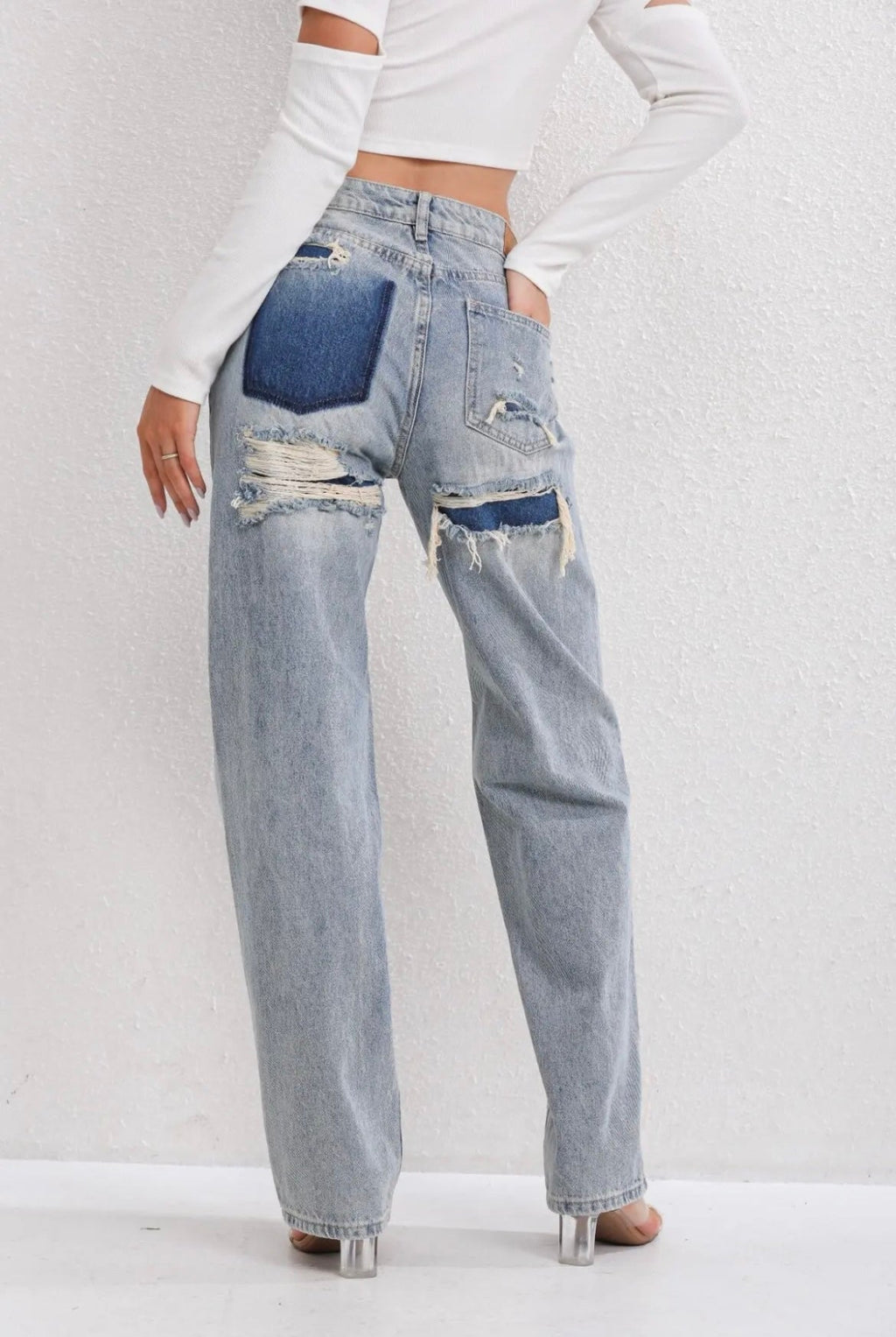 Women's Distressed Jeans – Ripped Boyfriend Jeans