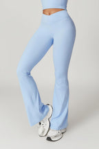 Women's Scrunch Flared Yoga Leggings – High Waist Seamless Leggings